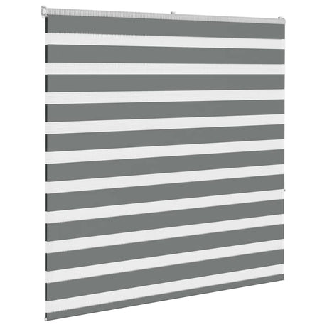 VidaXL Zebra-Rollo 150x150 cm Stoffbreite 145,9 cm Dunkelgrau