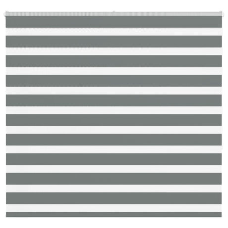 VidaXL Zebra-Rollo 160x150 cm Stoffbreite 155,9 cm Dunkelgrau