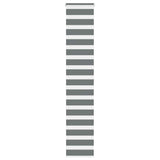 VidaXL Zebra-Rollo 40x200 cm Stoffbreite 35,9 cm Dunkelgrau