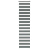 VidaXL Zebra-Rollo 65x200 cm Stoffbreite 60,9 cm Dunkelgrau