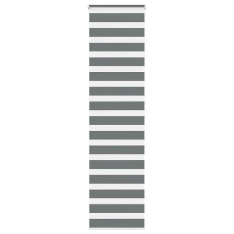 VidaXL Zebra-Rollo 65x200 cm Stoffbreite 60,9 cm Dunkelgrau