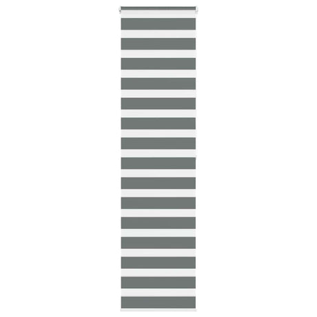 Vidaxx Zebra-Rollo 70x200 cm Stoffbreite 65,9 cm Dunkelgrau