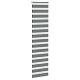 Vidaxx Zebra-Rollo 70x200 cm Stoffbreite 65,9 cm Dunkelgrau