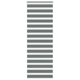 VidaXL Zebra-Rollo 80x200 cm Stoffbreite 75,9 cm Dunkelgrau