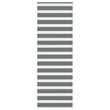 VidaXL Zebra-Rollo 90x200 cm Stoffbreite 85,9 cm Dunkelgrau
