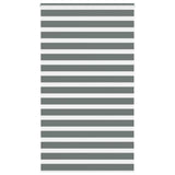 VidaXL Zebra-Rollo 120x200 cm Stoffbreite 115,9 cm Dunkelgrau