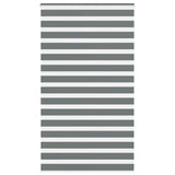 VidaXL Zebra-Rollo 135x200 cm Stoffbreite 130,9 cm Dunkelgrau