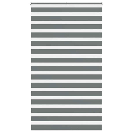 VidaXL Zebra-Rollo 135x200 cm Stoffbreite 130,9 cm Dunkelgrau