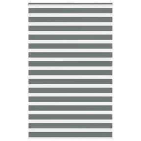 VidaXL Zebra-Rollo 150x200 cm Stoffbreite 145,9 cm Dunkelgrau