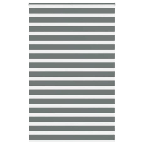 VidaXL Zebra-Rollo 150x200 cm Stoffbreite 145,9 cm Dunkelgrau