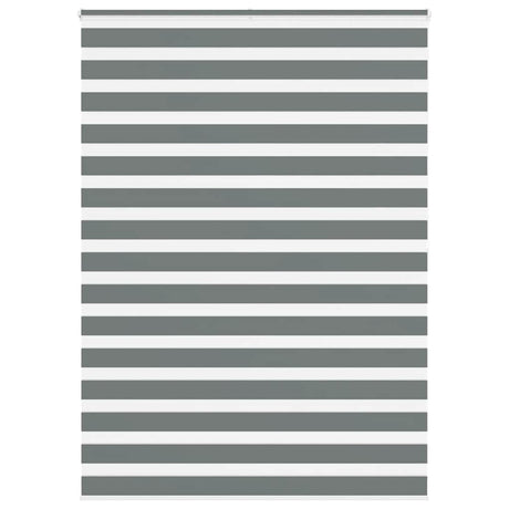 VidaXL Zebra-Rollo 155x200 cm Stoffbreite 150,9 cm Dunkelgrau