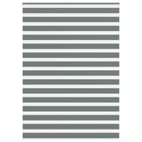 Vidaxx Zebra-Rollo 165x200 cm Stoffbreite 160,9 cm Dunkelgrau