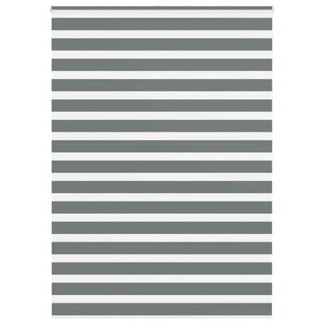 Vidaxx Zebra-Rollo 165x200 cm Stoffbreite 160,9 cm Dunkelgrau