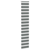 VidaXL Zebra-Rollo 40x230 cm Stoffbreite 35,9 cm Dunkelgrau