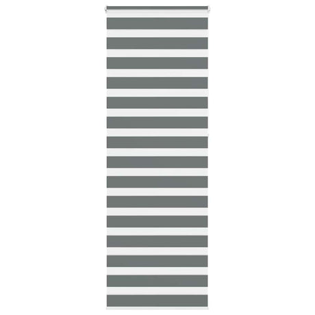 VidaXL Zebra-Rollo 70x230 cm Stoffbreite 65,9 cm Dunkelgrau