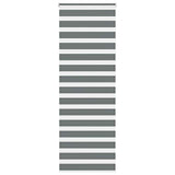 VidaXL Zebra-Rollo 75x230 cm Stoffbreite 70,9 cm Dunkelgrau