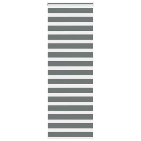 VidaXL Zebra-Rollo 75x230 cm Stoffbreite 70,9 cm Dunkelgrau