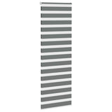 VidaXL Zebra-Rollo 75x230 cm Stoffbreite 70,9 cm Dunkelgrau