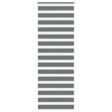 VidaXL Zebra-Rollo 80x230 cm Stoffbreite 75,9 cm Dunkelgrau