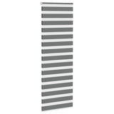 VidaXL Zebra-Rollo 80x230 cm Stoffbreite 75,9 cm Dunkelgrau