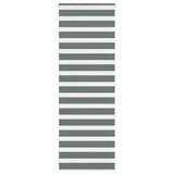 VidaXL Zebra-Rollo 85x230 cm Stoffbreite 80,9 cm Dunkelgrau
