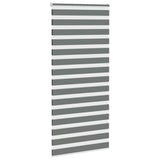 Vidaxx Zebra-Rollo 110x230 cm, Stoffbreite 105,9 cm, dunkelgrau