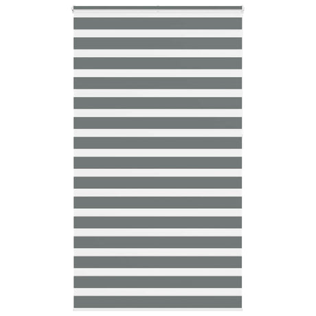 VidaXL Zebra-Rollo 125x230 cm Stoffbreite 120,9 cm Dunkelgrau