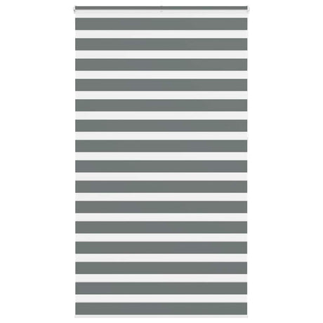 VidaXL Zebra-Rollo 135x230 cm Stoffbreite 130,9 cm Dunkelgrau