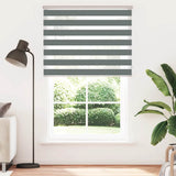 VidaXL Zebra-Rollo 145x230 cm Stoffbreite 140,9 cm Dunkelgrau