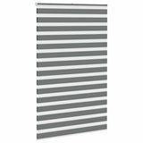 VidaXL Zebra-Rollo 150x230 cm Stoffbreite 145,9 cm Dunkelgrau