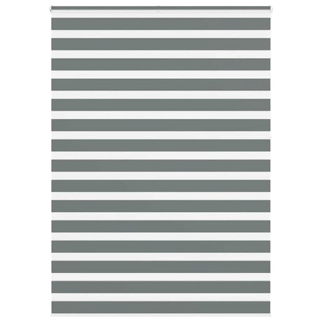 Vidaxx Zebra-Rollo 155x230 cm Stoffbreite 150,9 cm Dunkelgrau