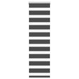 Vidaxx Zebra-Rollo 45x100 cm Stoffbreite 40,9 cm Schwarz