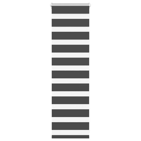 Vidaxx Zebra-Rollo 45x100 cm Stoffbreite 40,9 cm Schwarz