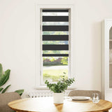 Vidaxx Zebra-Rollo 45x100 cm Stoffbreite 40,9 cm Schwarz