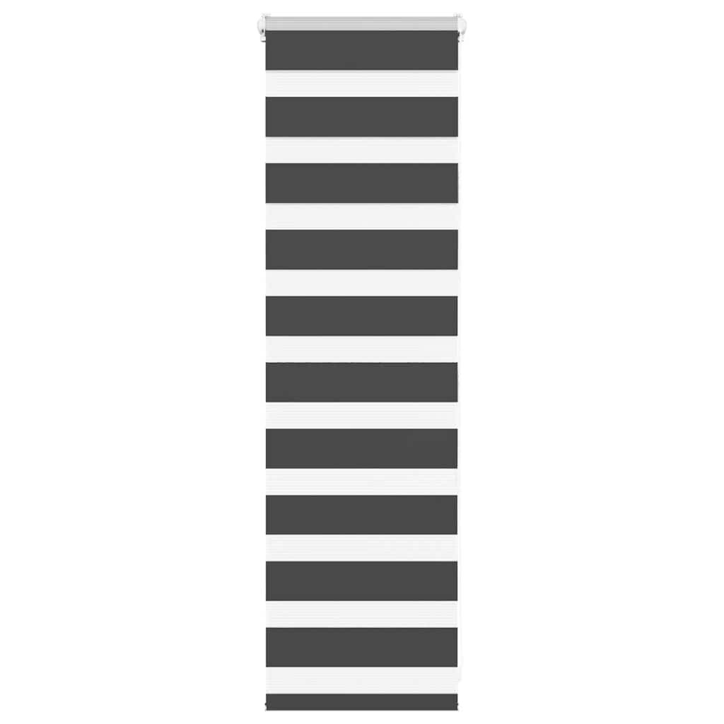Vidaxx Zebra-Rollo 50x100 cm Stoffbreite 45,9 cm Schwarz