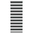 VidaXL Zebra-Rollo 65x100 cm Stoffbreite 60,9 cm Schwarz