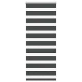 VidaXL Zebra-Rollo 65x100 cm Stoffbreite 60,9 cm Schwarz