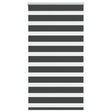 Vidaxx Zebra-Rollo 85x100 cm Stoffbreite 80,9 cm Schwarz