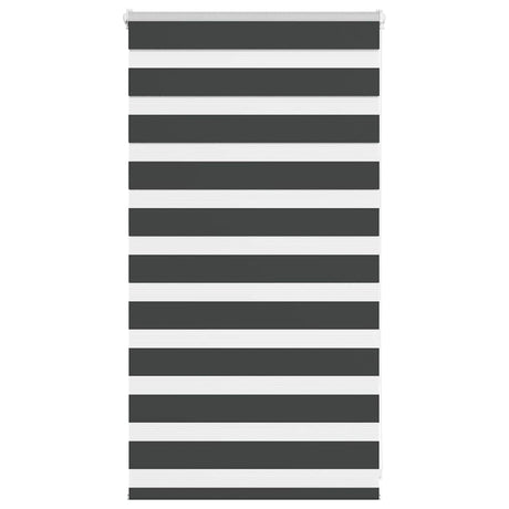 Vidaxx Zebra-Rollo 85x100 cm Stoffbreite 80,9 cm Schwarz