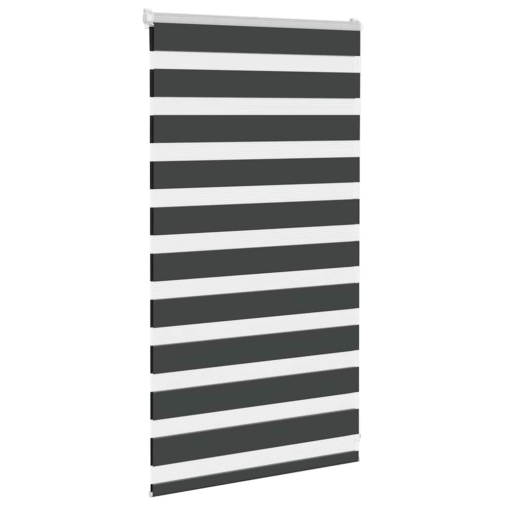 Vidaxx Zebra-Rollo 85x100 cm Stoffbreite 80,9 cm Schwarz