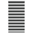 Vidaxx Zebra-Rollo 90x100 cm Stoffbreite 85,9 cm Schwarz