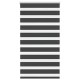 Vidaxx Zebra-Rollo 90x100 cm Stoffbreite 85,9 cm Schwarz