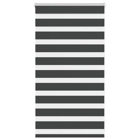 Vidaxx Zebra-Rollo 90x100 cm Stoffbreite 85,9 cm Schwarz