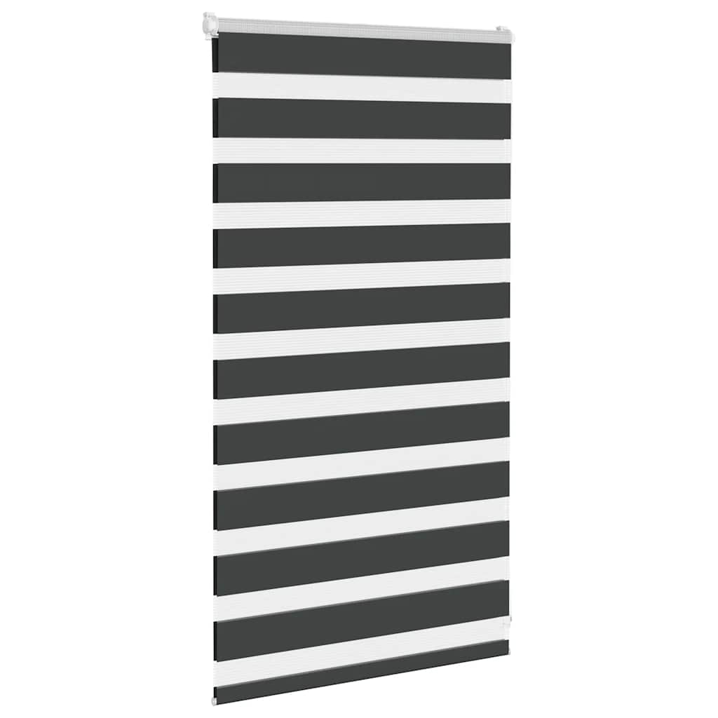 Vidaxx Zebra-Rollo 90x100 cm Stoffbreite 85,9 cm Schwarz