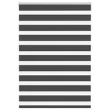 VidaXL Zebra-Rollo 95x100 cm Stoffbreite 90,9 cm Schwarz