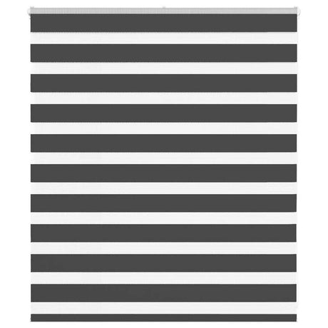 Vidaxx Zebra-Rollo 120x100 cm Stoffbreite 115,9 cm Schwarz