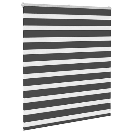 Vidaxx Zebra-Rollo 120x100 cm Stoffbreite 115,9 cm Schwarz