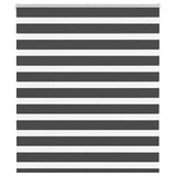 VidaXL Zebra-Rollo 125x100 cm Stoffbreite 120,9 cm Schwarz