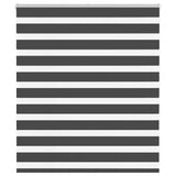 Vidaxx Zebra-Rollo 130x100 cm Stoffbreite 125,9 cm Schwarz
