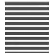 Vidaxx Zebra-Rollo 135x100 cm Stoffbreite 130,9 cm schwarz